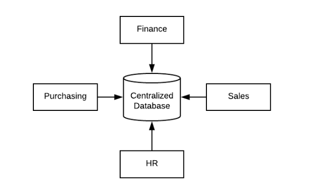 Centralized DBMS in Hindi