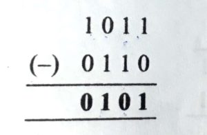 binary subtraction in hindi