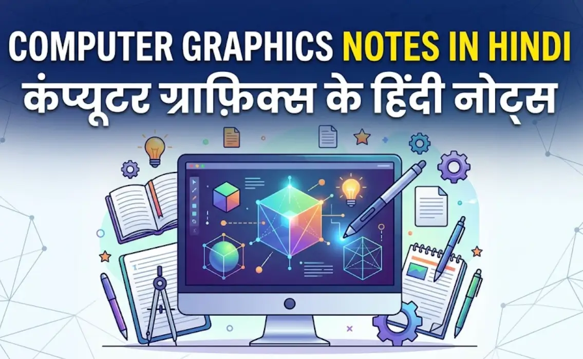 Computer Graphics Notes in Hindi - कंप्यूटर ग्राफ़िक्स के हिंदी नोट्स