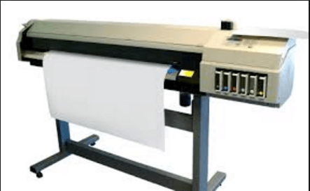 plotter output device in hindi