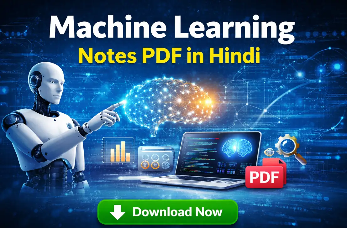 Machine Learning Notes PDF in Hindi