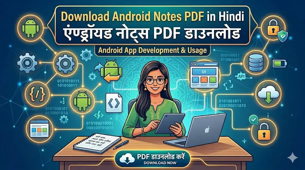 Android Notes PDF in Hindi