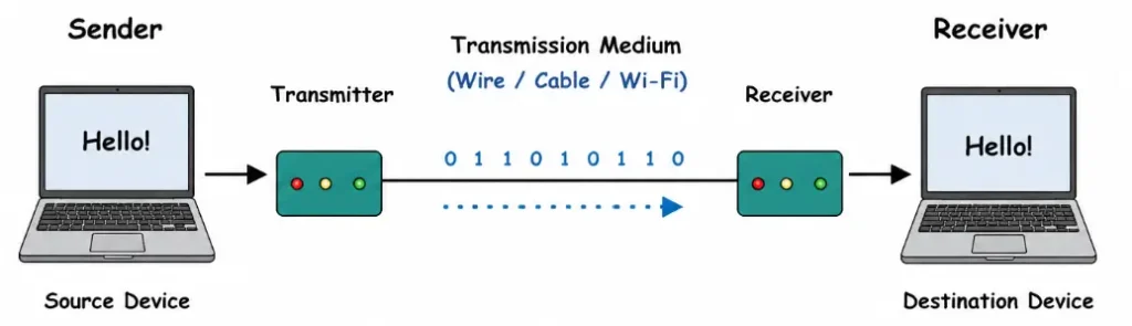 Data Transmission in Hindi