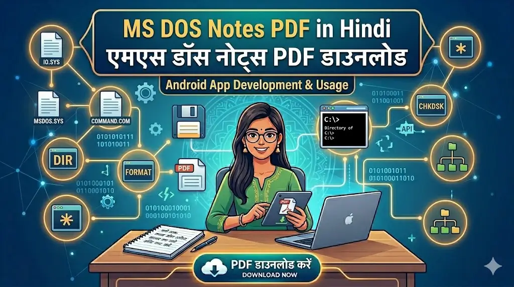 MS DOS Notes PDF in Hindi