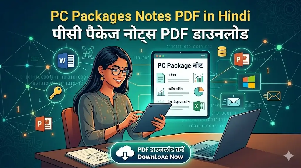 PC Packages Notes PDF in Hindi