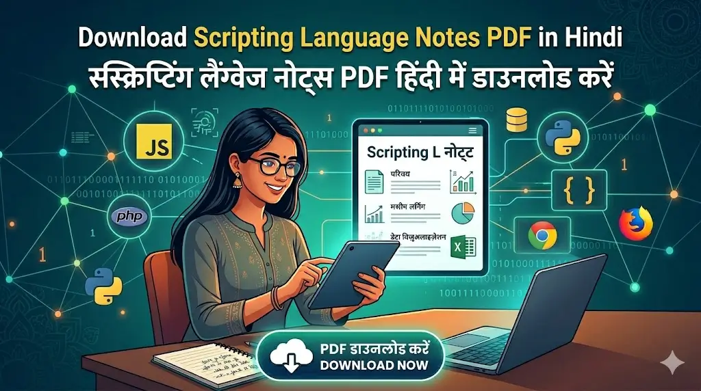 Scripting Language Notes PDF in Hindi