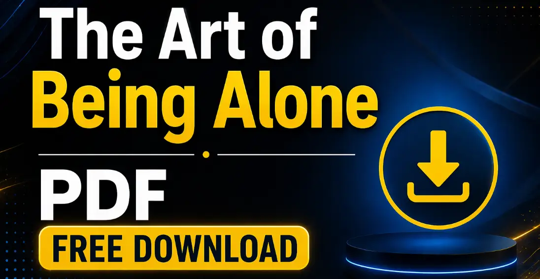The Art of Being Alone PDF Free Download