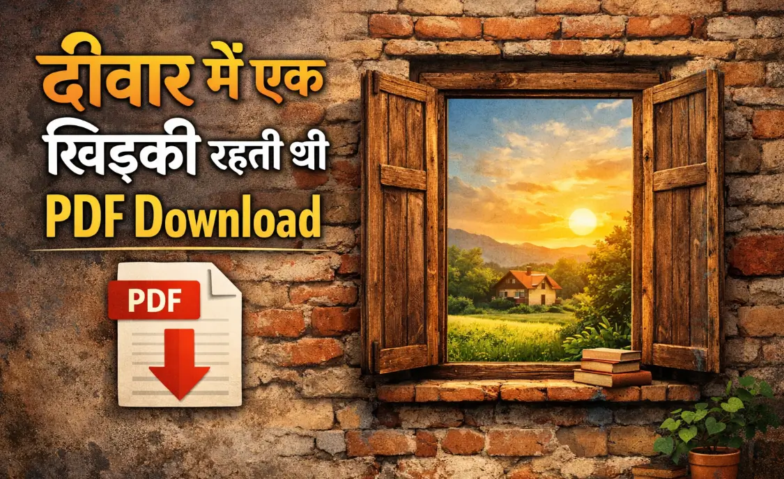 दीवार में एक खिड़की रहती थी PDF Download